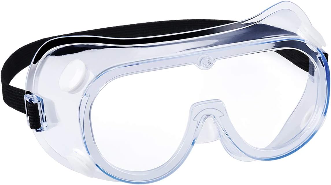 Safety Goggles Over Glasses, Anti Fog Protective Eyewear for Lab