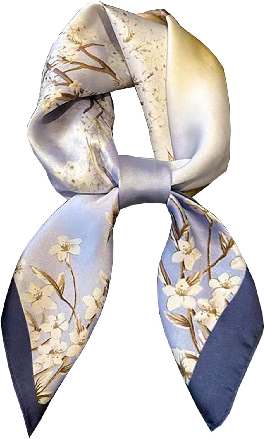 Dailyacc Hair Bandanas Scarf For Women Lightweight Fashion Neck Silk Satin Head Scarves For Sleeping Handbags Scarf