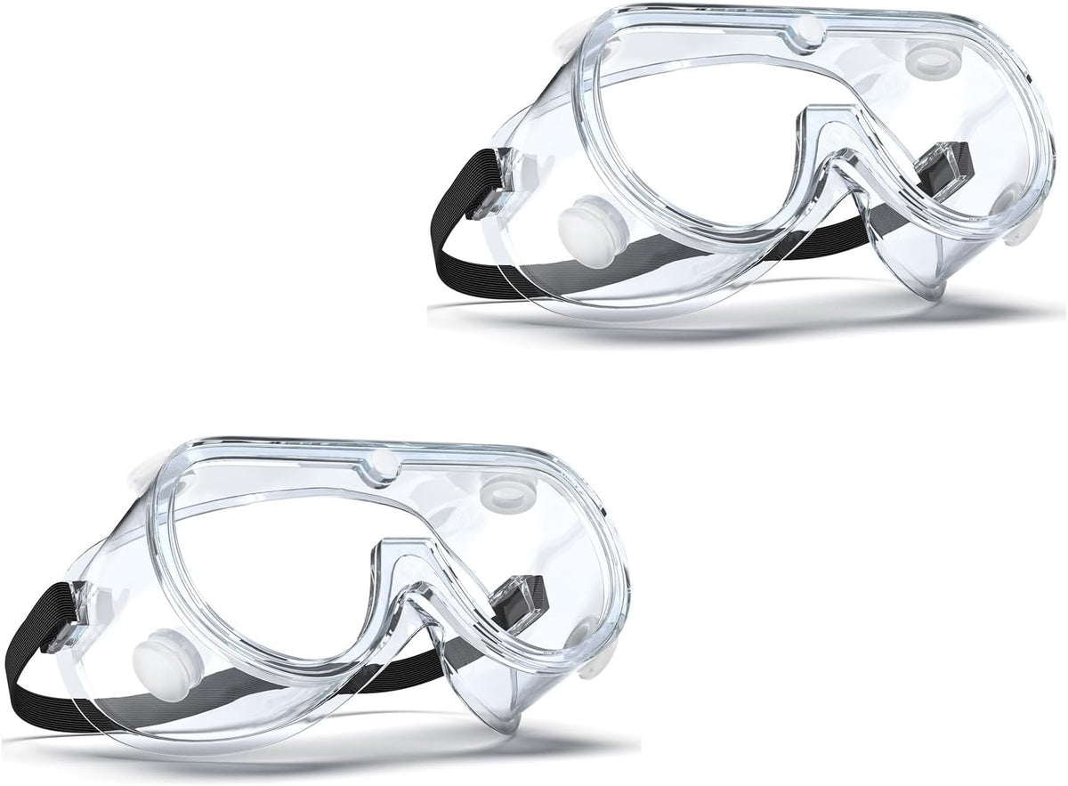 Qbily Anti-fog Safety Goggles,Adjustable Lab Goggles，Lightweight Science Goggles