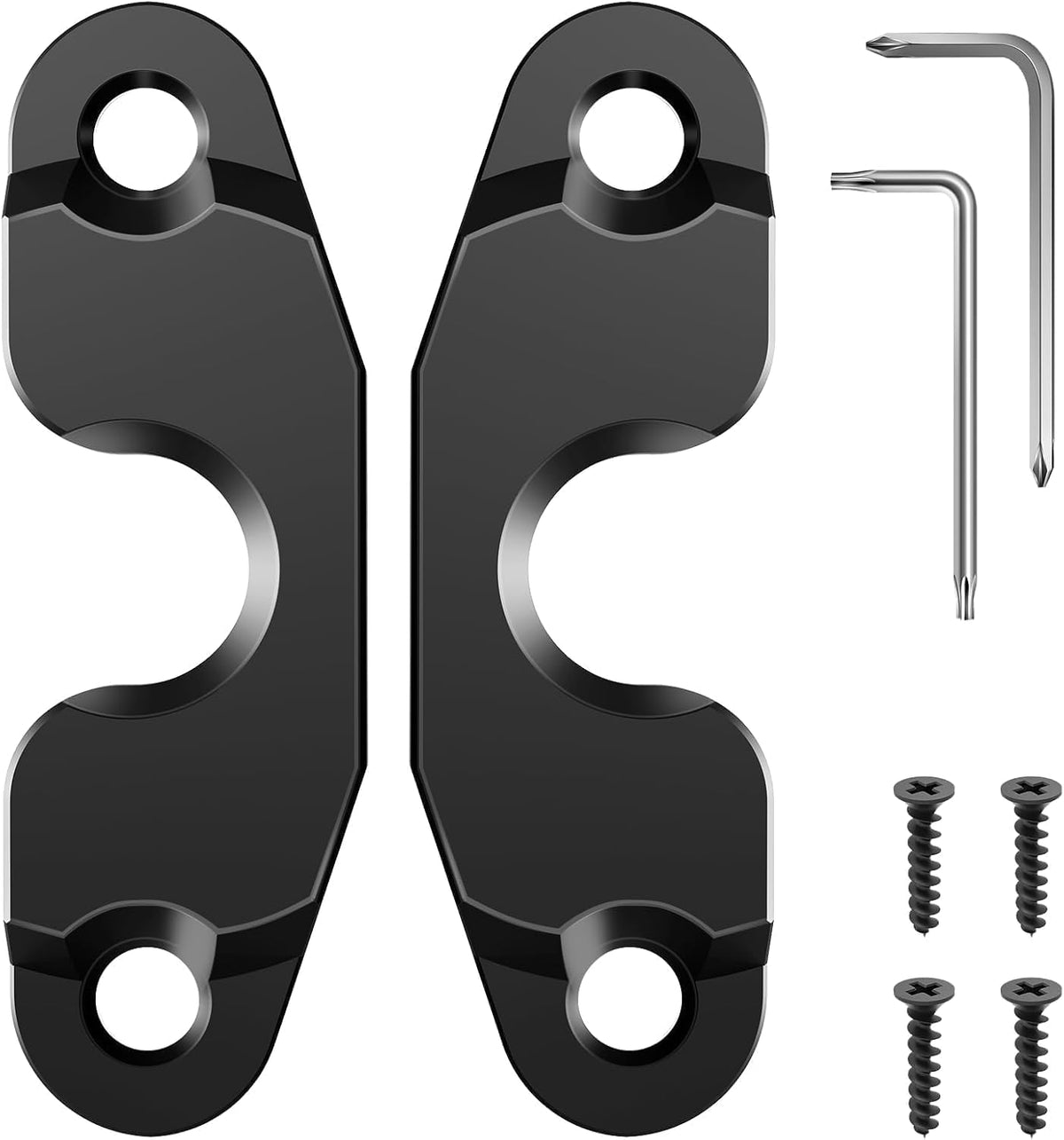 Upgraded Aluminum Alloy Sun Visor Repair Kit for Jeep, Veharvim Heavy Duty Sun Visor Clip Compatible with Jeep Wrangler JK 2018/ JL/Wrangler 2018-2023/ Gladiator 2020-2023