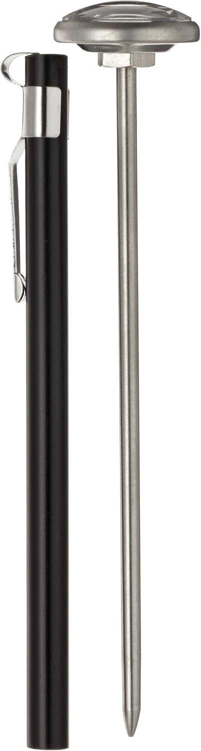 Supco ST02 Stainless Steel HVAC/R Pocket Dial Thermometer, 0 to 220F