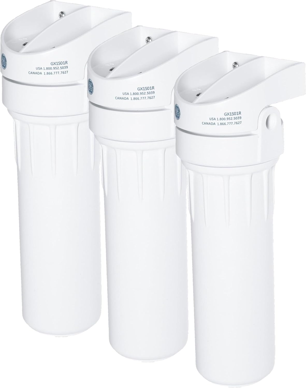GE Single Stage Under Sink Replacement Filter, Fits GE GXK140TNN and GXULQK systems, Reduces Lead, Chlorine & Other Impurities for Better Water, Easy Install, Twist & Lock Design, FQK1R