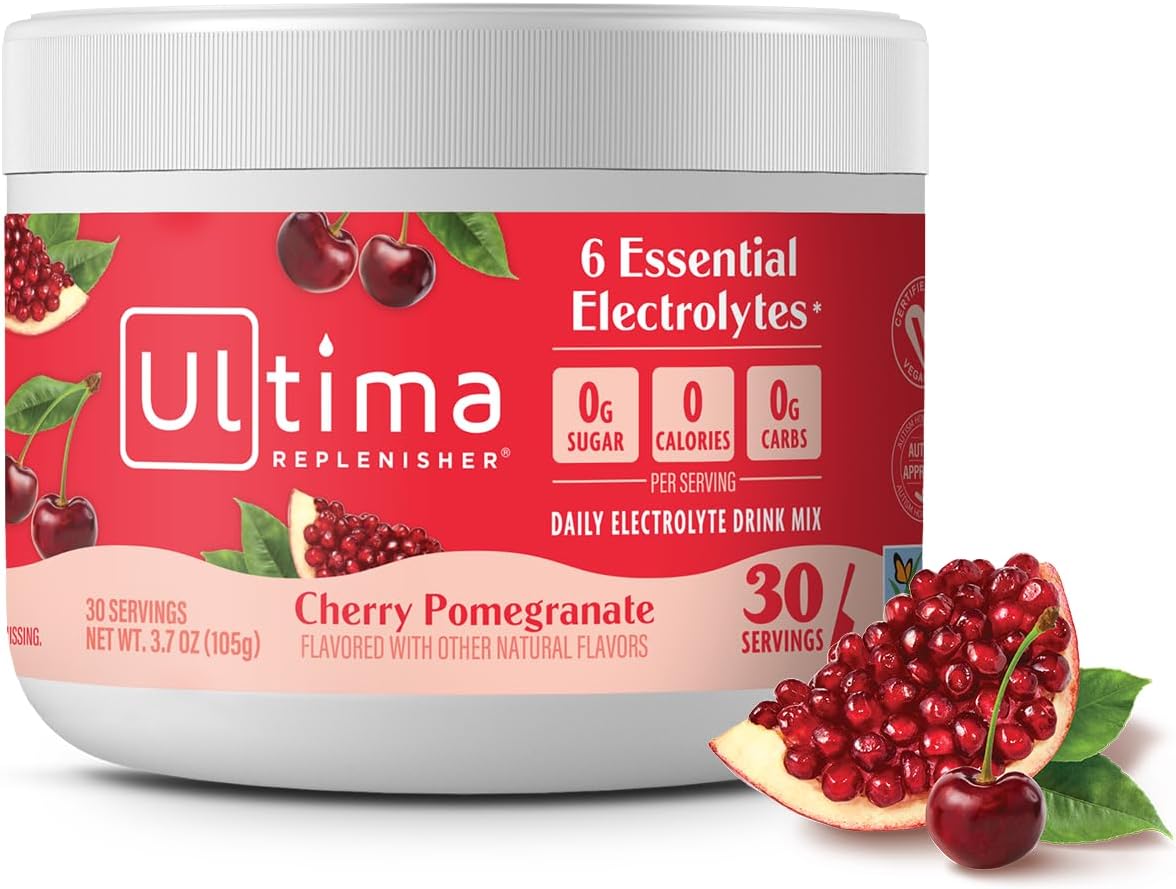 Ultima Replenisher Lemonade Electrolytes Powder, 30-Serving Canister