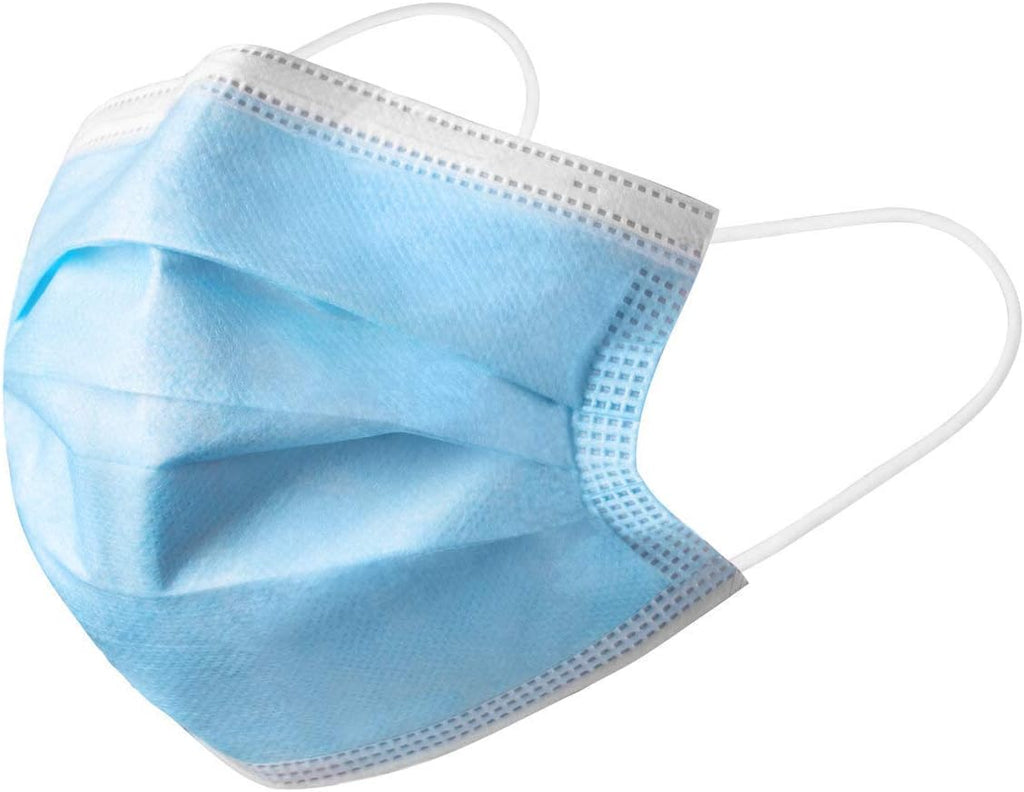 Hygenix FDA Cleared ASTM Level 3 Procedure Face Masks, Made in USA, ≥98% Filtration, Fluid Resistant, 3-Ply Ear Loop, 50 Pack