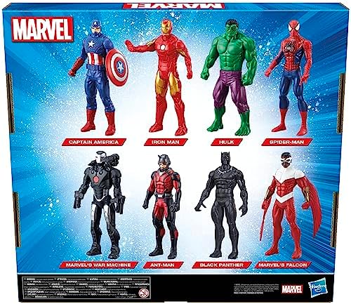 Marvel Avengers Ultimate Protectors Pack, 6-Inch-Scale, 8 Action Figures with Accessories, Super Hero Toys, Toys for Boys and Girls Ages 4 and Up
