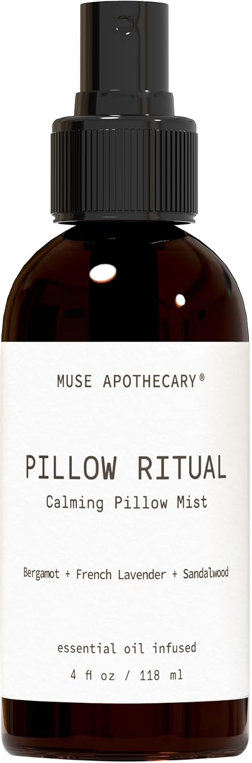 Muse Apothecary Linen Ritual - Aromatic, Soothing, and Relaxing Linen Spray for Bedding, Laundry and Fabric Spray Freshener - Infused with Aromatherapy Essential Oils - Lavender Serenity