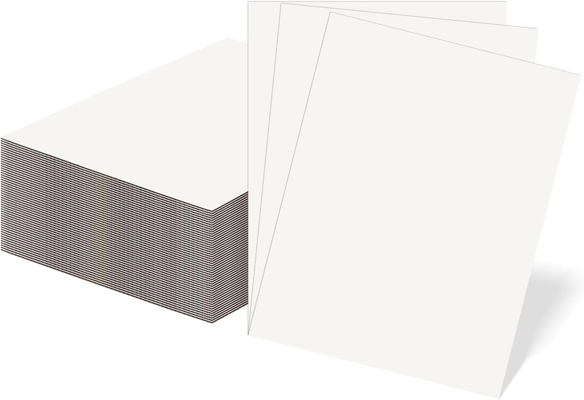 RLAVBL 50 Pack 8.5x11 Corrugated Cardboard Sheets, Flat Cardboard Inserts for Shipping, Mailing, Packing, DIY Crafts