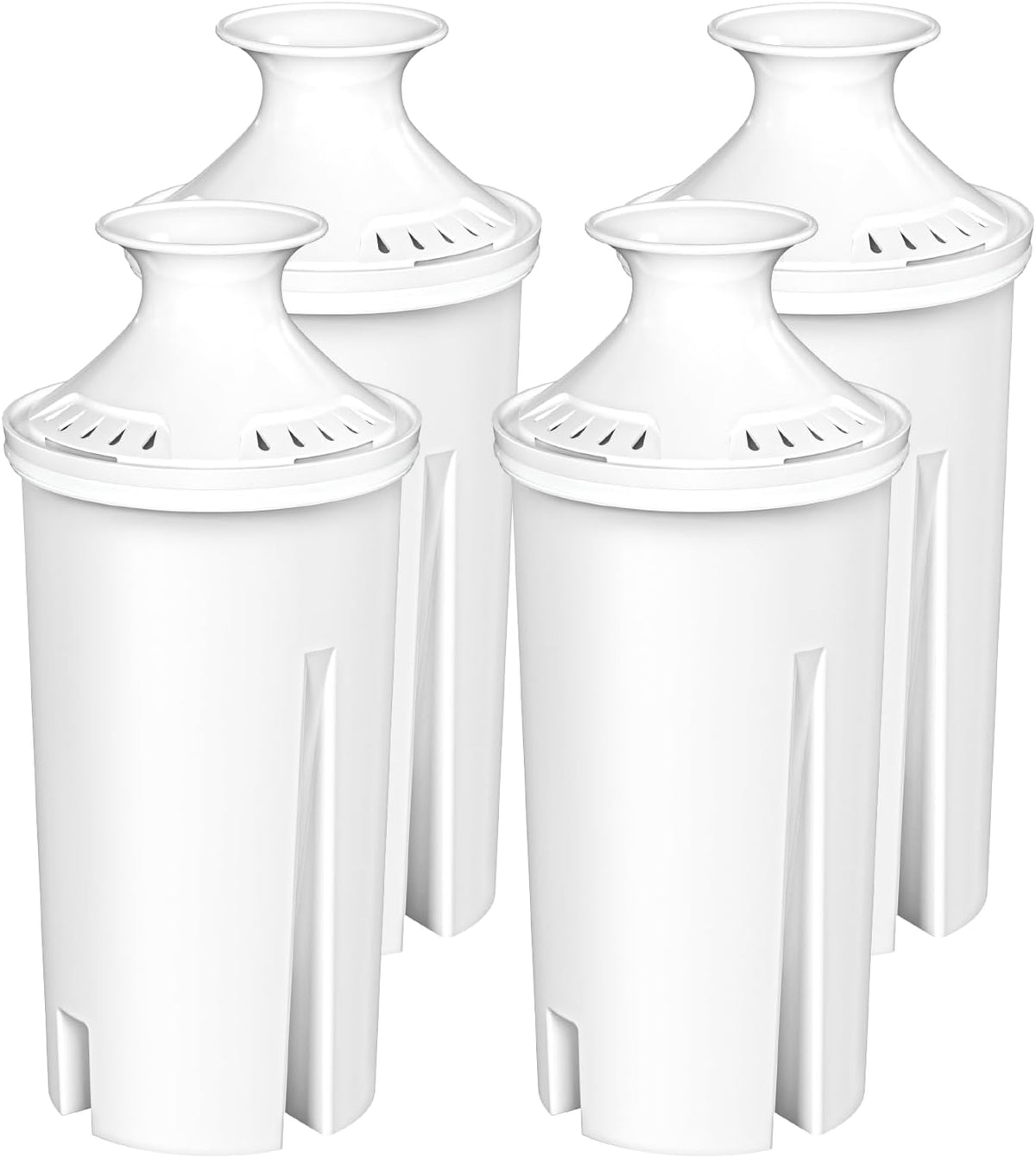 Fil-Fresh 3-Pack Water Filter Replacements for Brita Water Pitchers and Dispensers, NSF 53&42 Certified to Reduce Cadmium, Mercury, Copper, Zinc, BPA free, Lasts 2 Months or 40 Gallons