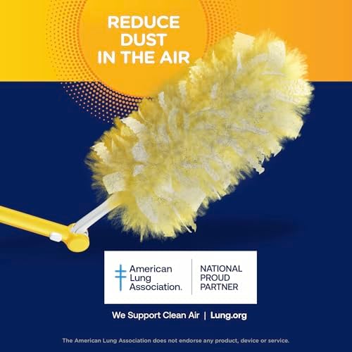 Swiffer 360 Dusters Extender Kit, 3 Unscented Dusters With Extendable handle (Packaging May Vary)