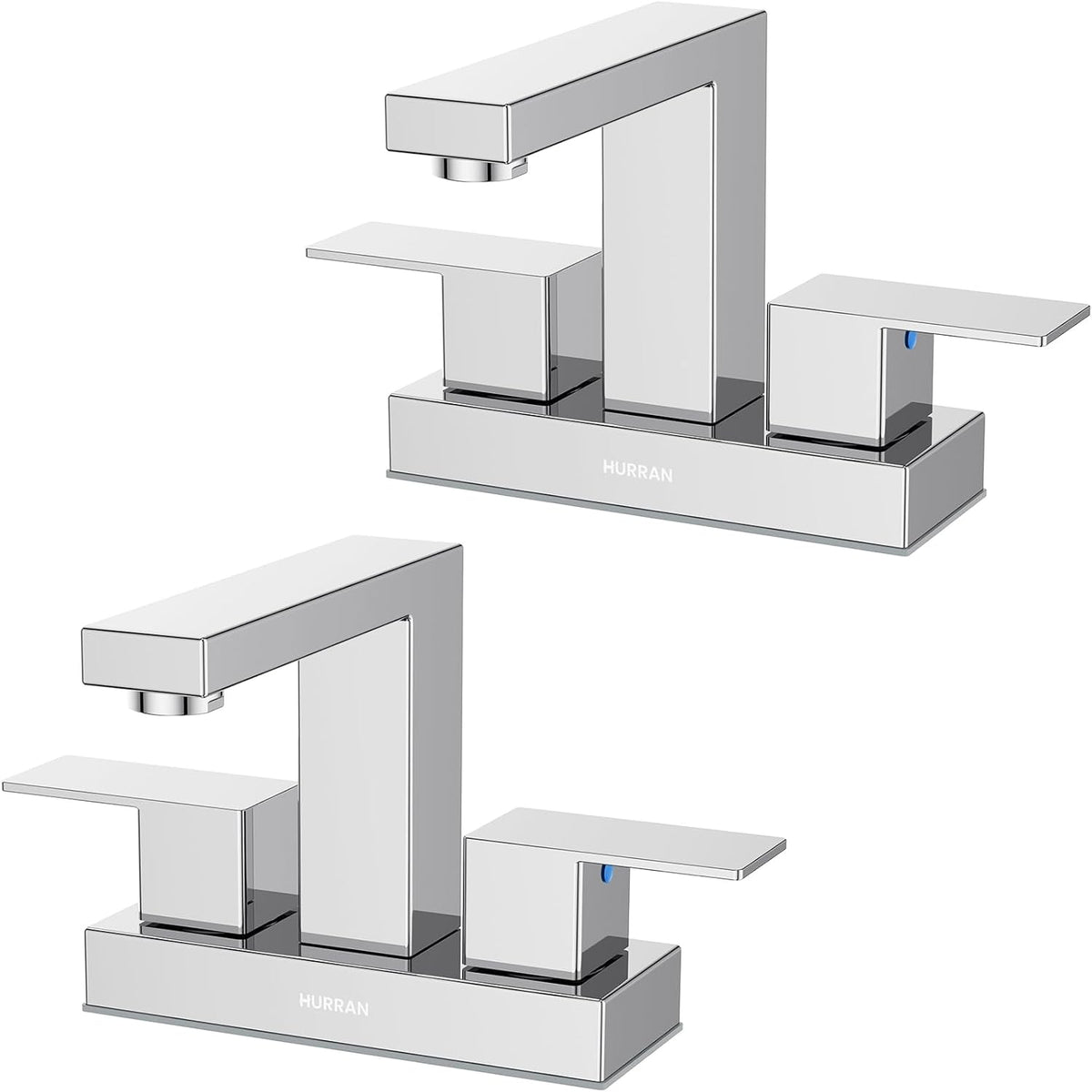 Matte Black Bathroom Sink Faucet, 4 inch Bathroom Faucet Stainless Steel