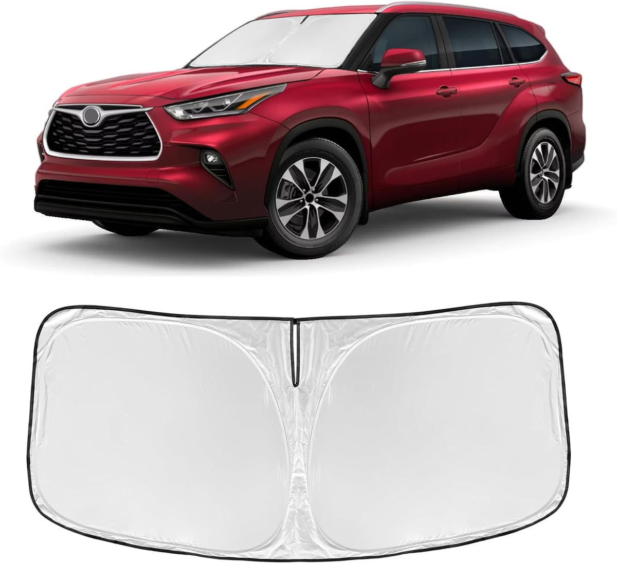 for Toyota Tacoma 2016-2024 2025 2026 Sun Shade Sunshade Windshield Cover