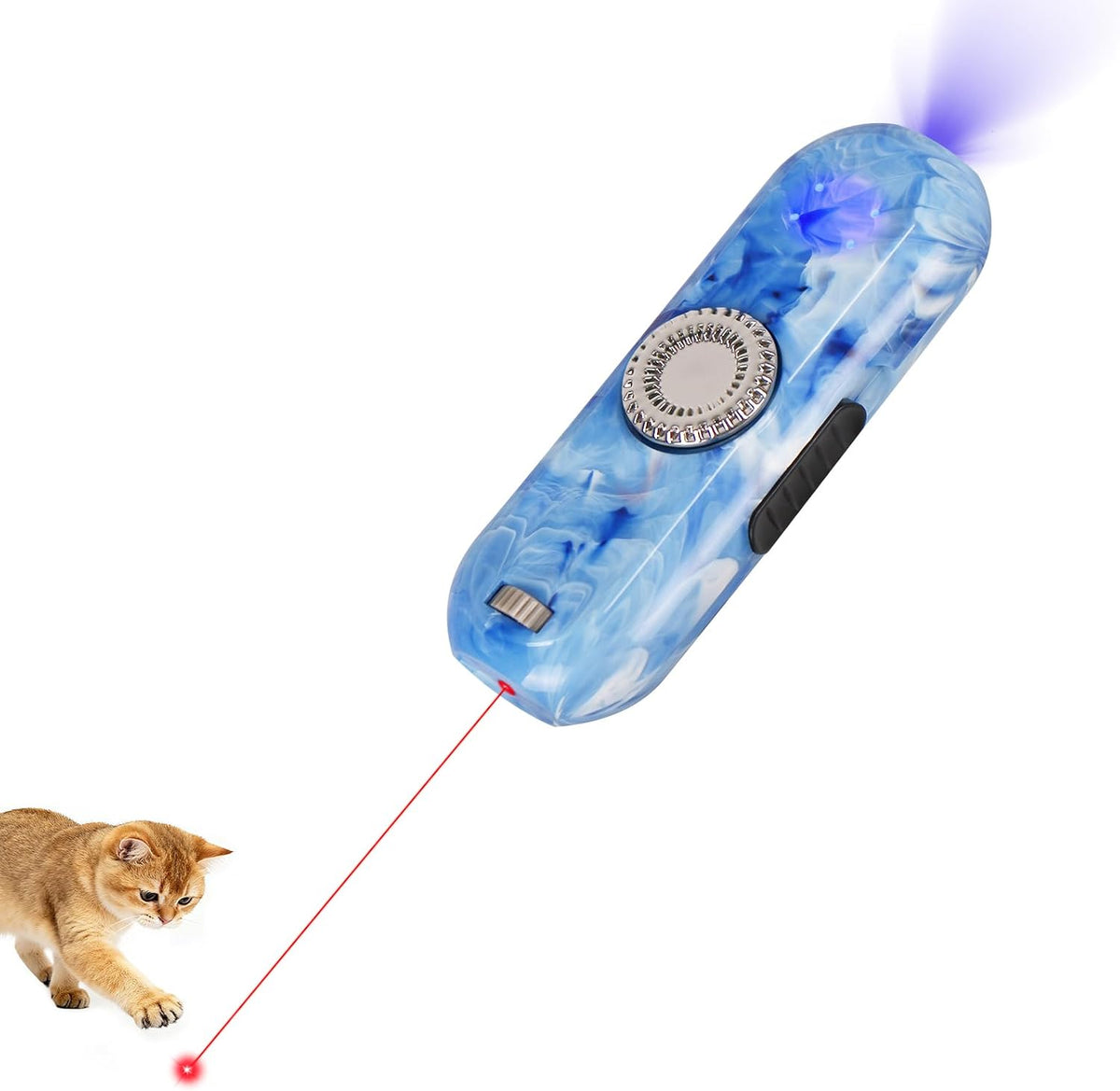 TBTeek Cat Toys, Rechargeable, 3 Light Modes & 5 Fun Patterns