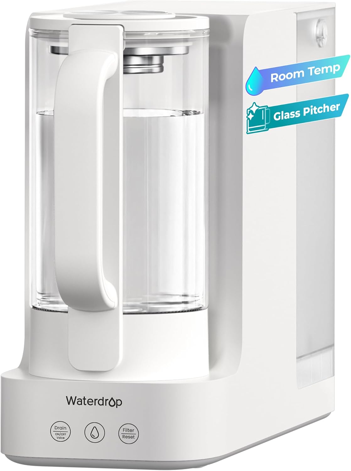 Waterdrop C2SL Countertop Reverse Osmosis Water Filter, [ Mineral Added ]