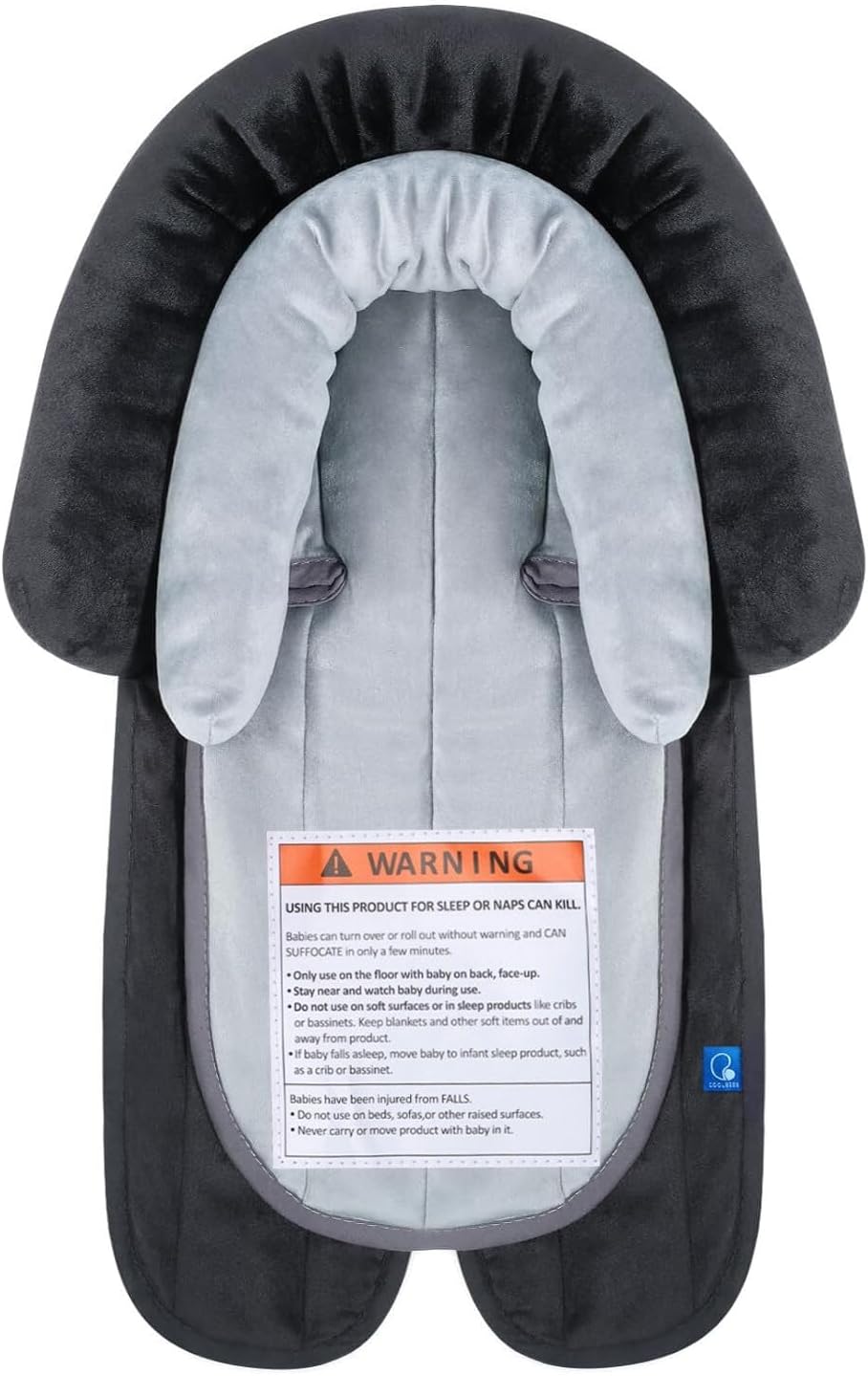 COOLBEBE 3-in-1 Reversible Newborn Car Seat Insert, Baby Head Support Pad
