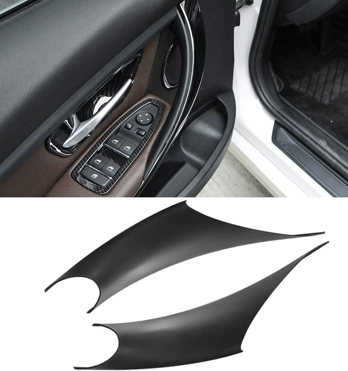 Jaronx 2PCS Door Handle Covers for BMW 3 Series F30/F31 4 Series F32