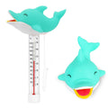 XY-WQ Dolphin Floating Pool Thermometer with String, Easy-Read