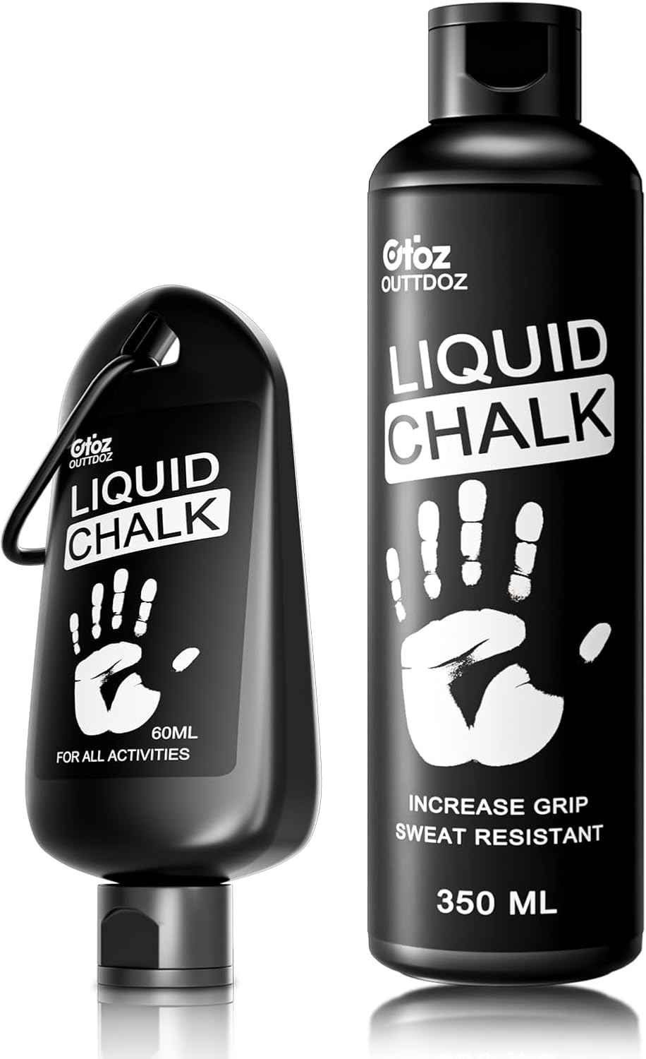 Liquid Chalk 2 oz & 12 oz, Mess-Free Gym Chalk for Lifting