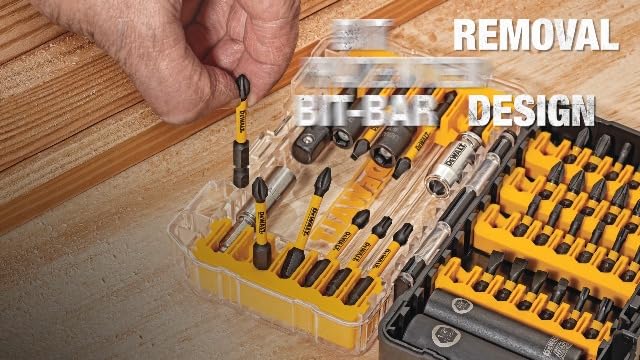 DEWALT Screwdriver Bit Set, 40 Pcs. Impact Ready, FlexTorq Impact Driver Bit Set with Storage Case (DWA2T40IR)