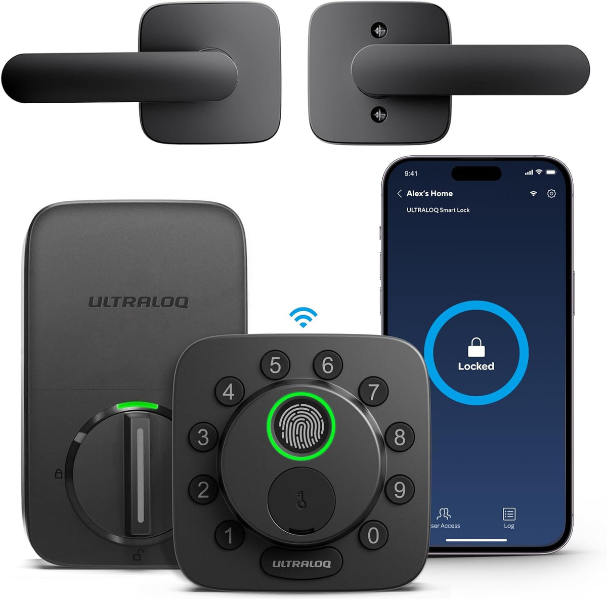 ULTRALOQ Bolt SE Wi-Fi Smart Lock, Matter Over Thread, App Remote Access