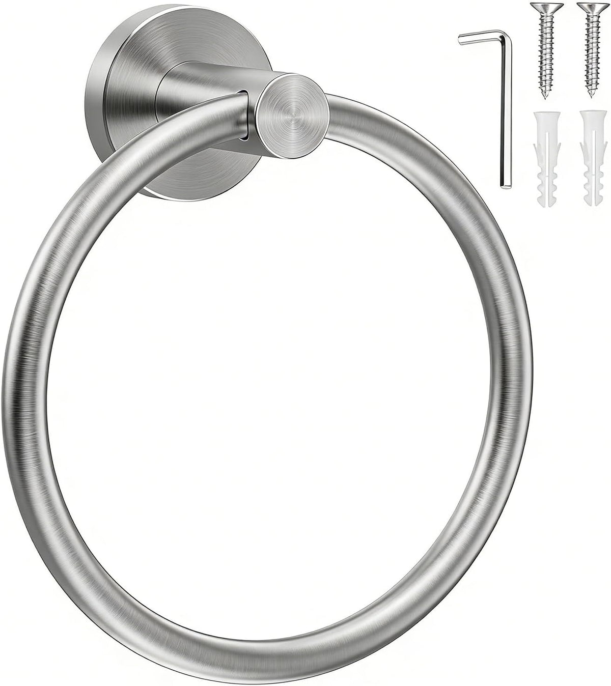 SetSail Towel Holder for Bathroom Wall Matte Black Towel Ring