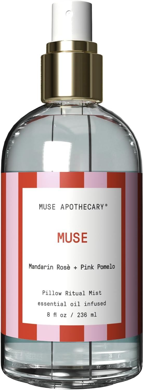 Muse Apothecary Linen Ritual - Aromatic, Soothing, and Relaxing Linen Spray for Bedding, Laundry and Fabric Spray Freshener - Infused with Aromatherapy Essential Oils - Lavender Serenity
