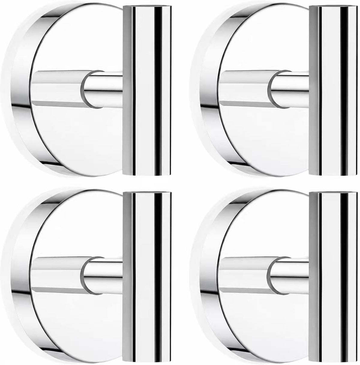 MOTAIPEAK Suction Cup Hooks for Shower, Shower Hooks for Inside Shower, No Drill Towel Hooks for Bathroom, Removable Suction Hooks for Glass, Mirror, Tile, Waterproof, Rustproof – Black (2 Pack)