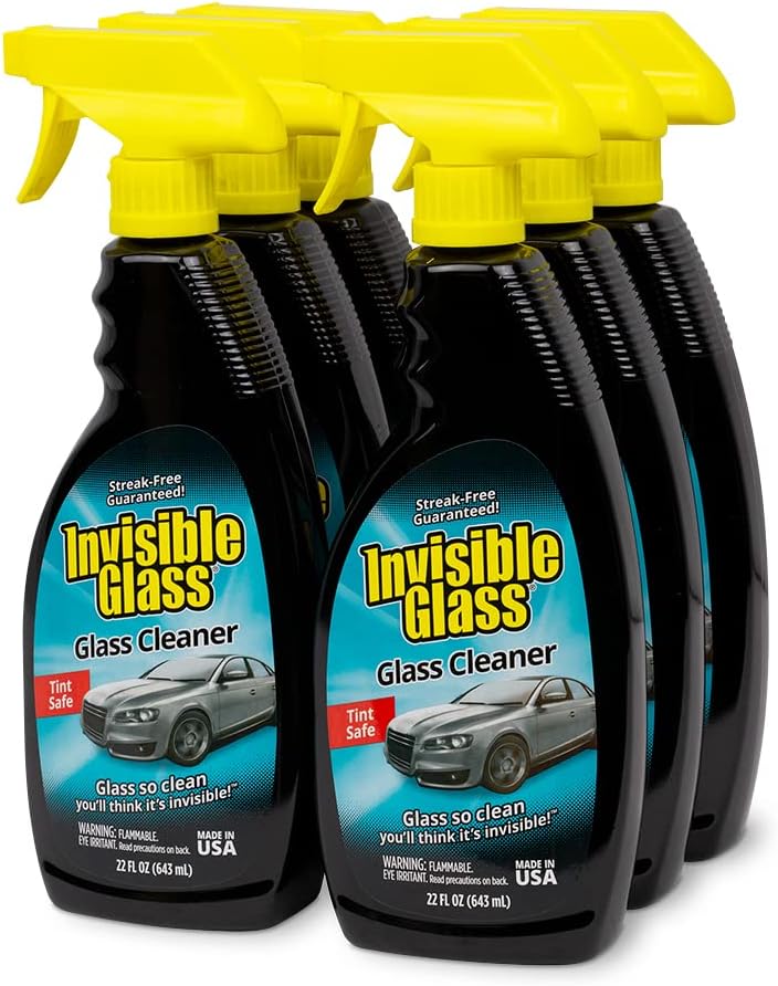 Invisible Glass 92164 Premium Glass Cleaner Spray for Car Windshields and Windows, Automotive and Home Window Cleaner, Streak-Free, Ammonia-Free, Tint-Safe – 22 fl oz