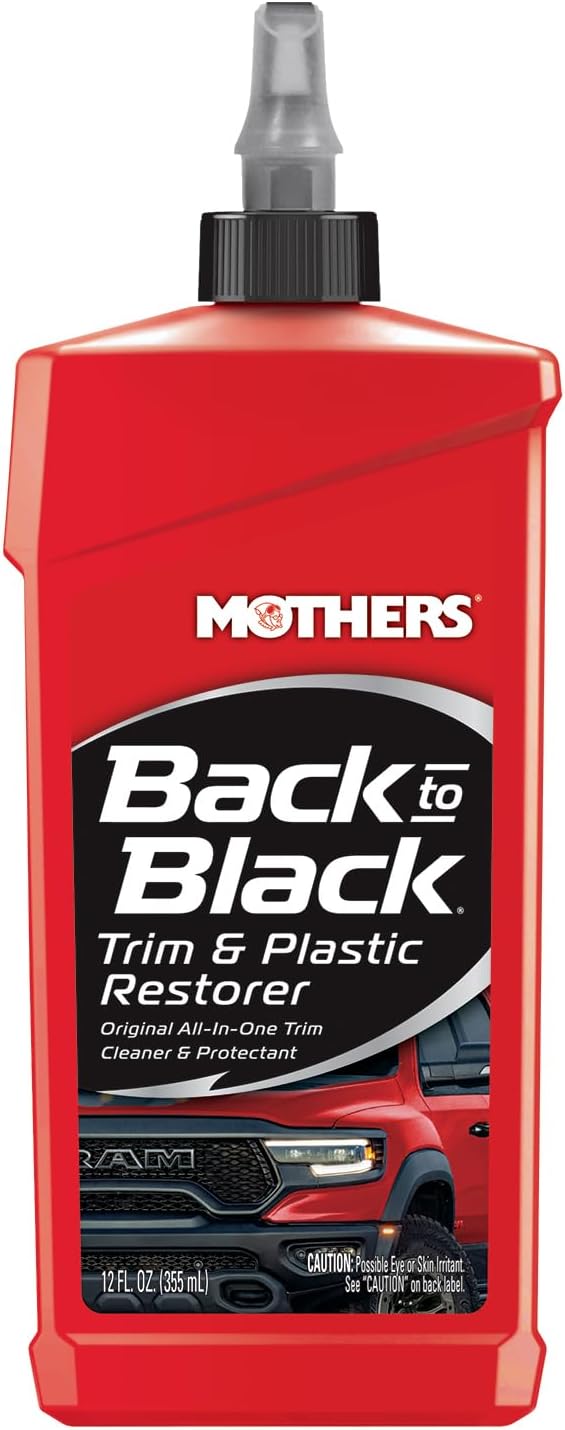Mothers Back-to-Black Trim & Plastic Restorer, 12 oz. (06112)