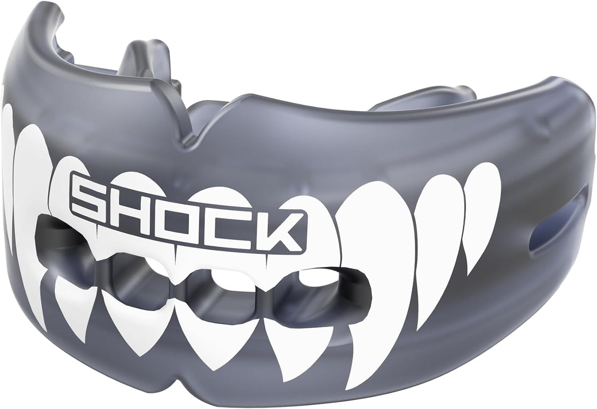 Shock Doctor Braces Mouth Guard for Sports - Upper & Lower Mouthguard for Lacrosse, Hockey, Baseball, Football