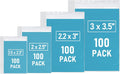 Small Plastic Bags, 300 PCS Mini Baggies, 3 Assorted Sizes