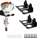 JNIHEEP Garage Organizer Trimmer Rack, Garden Power Tool Hanger Weed Whackers Holder Wall Mounted for Grass Trimmer, Hedge Trimmer, Garage Trimmer, Garden Tools,1 Pack