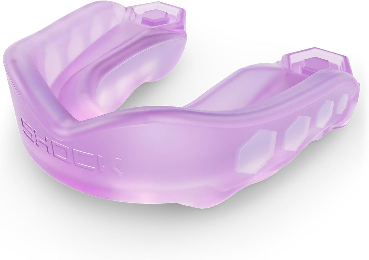 Shock Doctor Mouth Guard Sports, Hockey, Lacrosse, Baseball, Wrestling Moutguard, Gel Max Heavy Duty Protection & Custom Fit, Football Mouth Guard with Strap, Adult & Youth Mouthguard