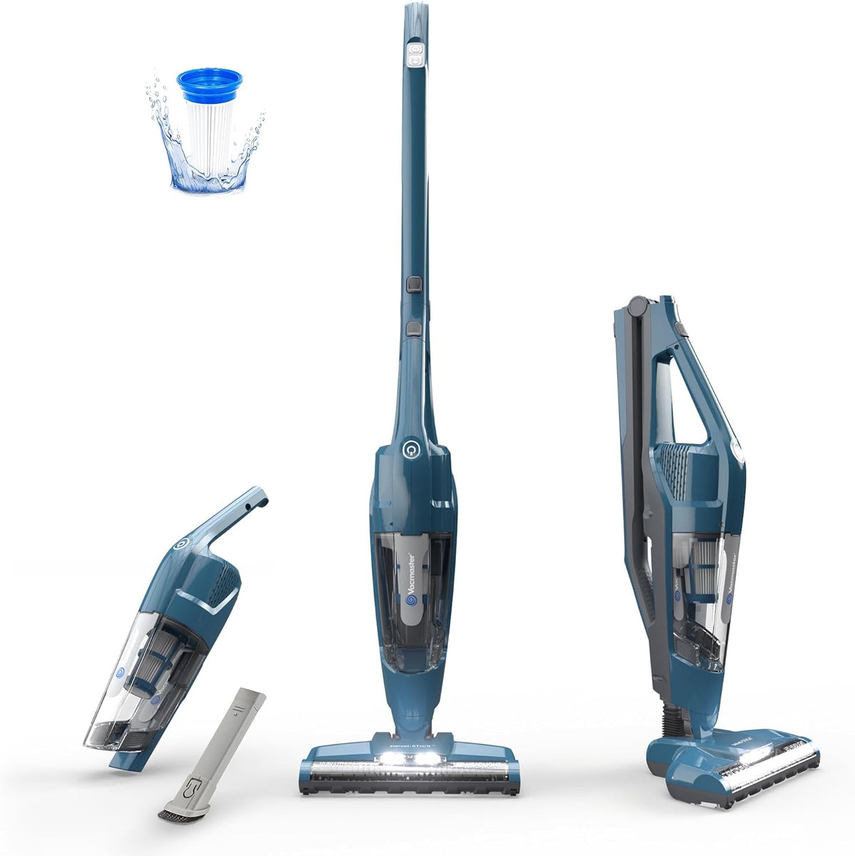 Vacmaster Portable 10.8V 2-in-1 Cordless Stick Vacuum Cleaner