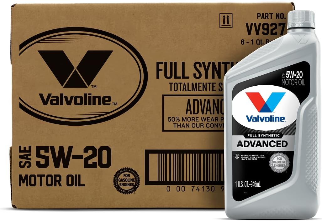 Valvoline Advanced Full Synthetic SAE 10W-30 Motor Oil 5 QT