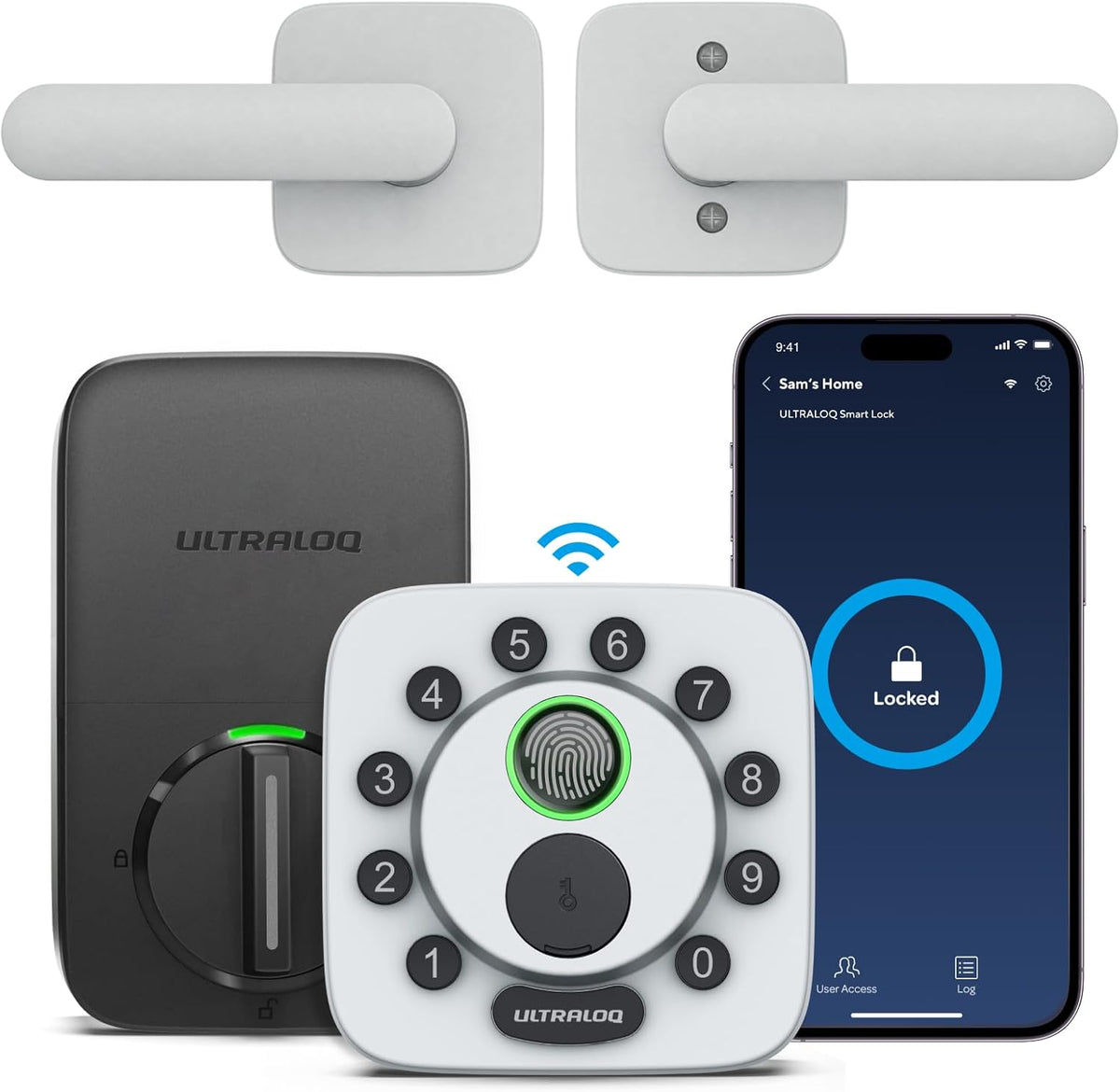 ULTRALOQ Bolt SE Wi-Fi Smart Lock, Matter Over Thread, App Remote Access