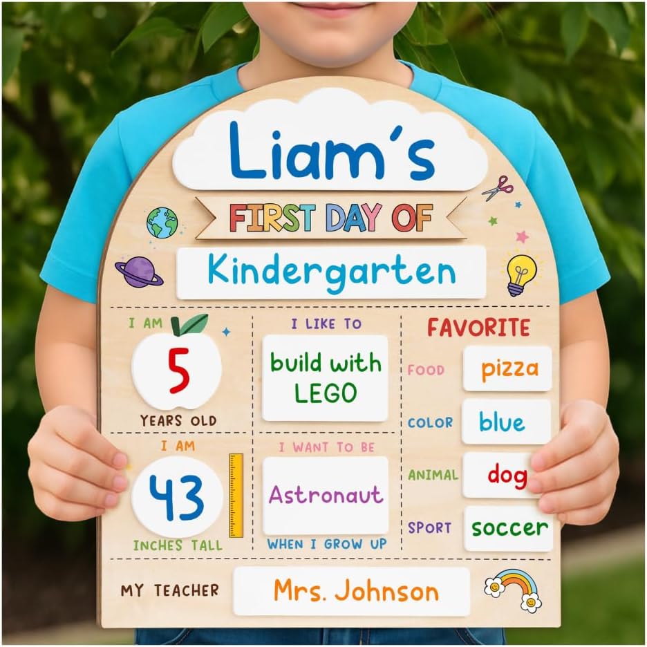 My First Day of School Sign, First and Last Day of School Board