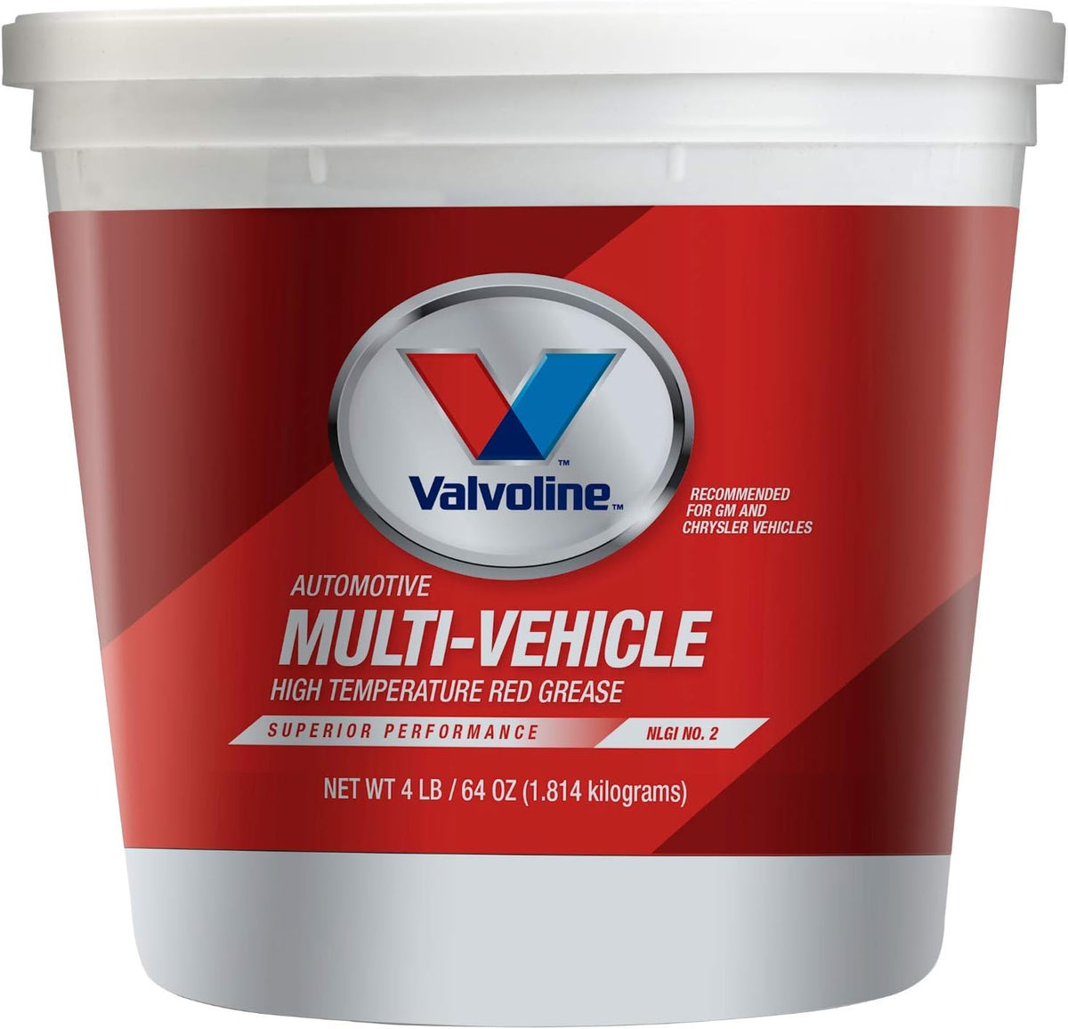 Valvoline Multi-Vehicle High Temperature Red Grease 14.1 OZ Cartridge