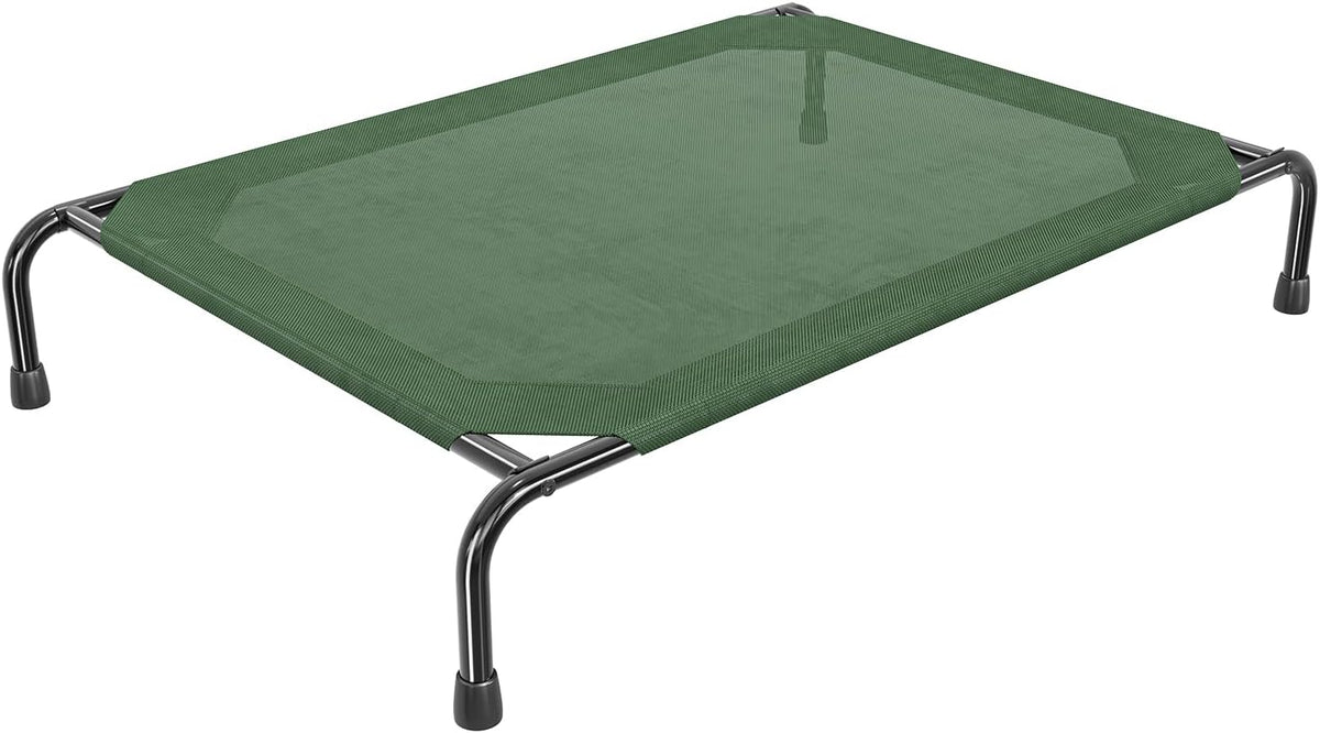 Simple Trending Raised Dog Bed for Large Dogs, Waterproof XL Dog Cot, Grey