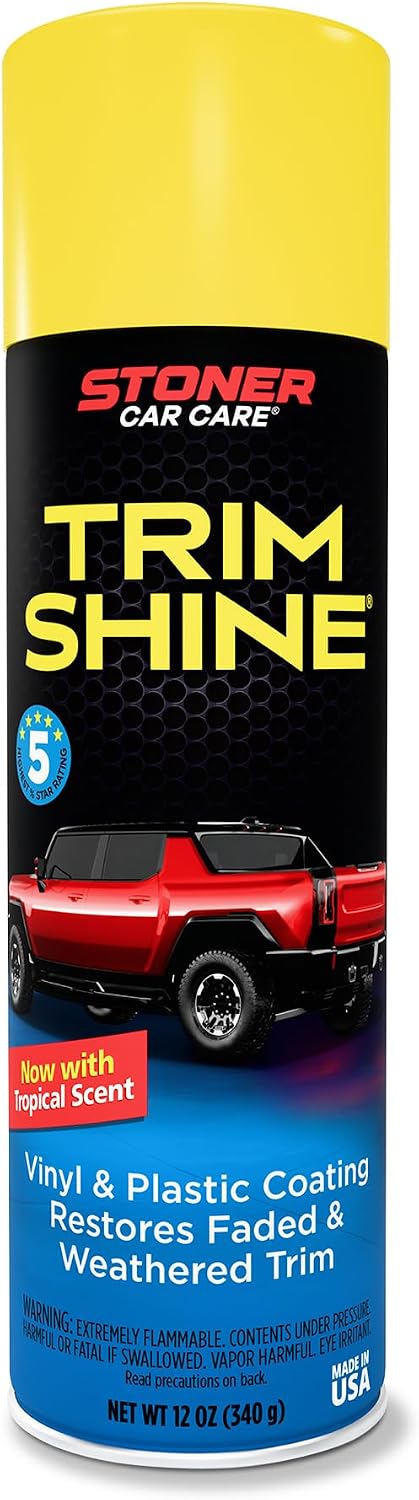 Stoner Car Care Trim Shine Black Trim & Plastic Restorer, 12 oz