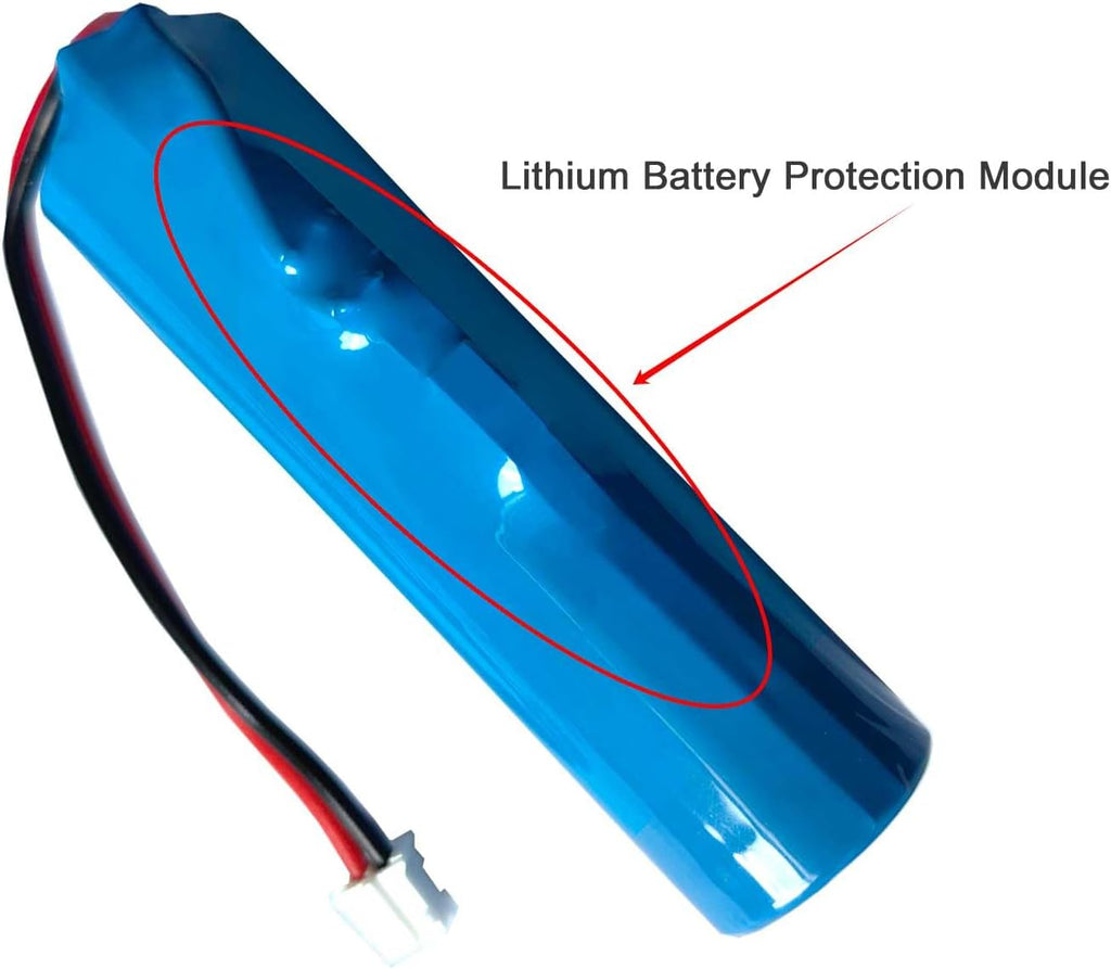 XINLANTECH 3.7V 2600mAh 18650 Rechargeable Li-ion Battery with Jst XH2.54/2P Connector Plug Wires for DIY Electronics, Toys, Lighting,Bluetooth Devices and More