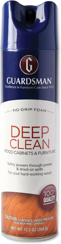 Guardsman Deep Cleaning Wood Cleaner for Cabinets, Furniture, Tables, and Other Wood Surfaces, Aerosol Spray, 12.5 Ounces