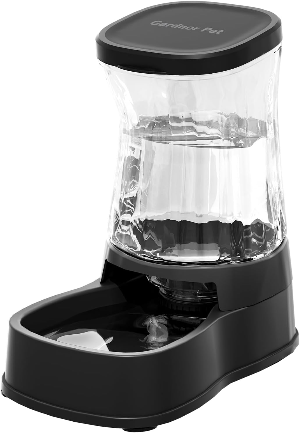 Gardner Pet Automatic Dog Water Dispenser Gravity Stainless Steel Water Waterer Feeder, 100% BPA-Free Large Capacity Water Feeding Bowls for Medium & Large-Sized Dogs Cats Other Pets -(1 Gallon)