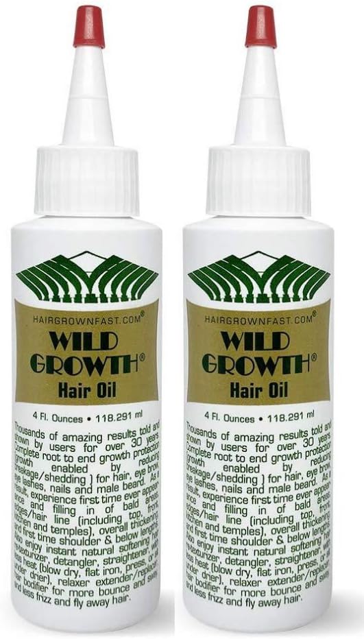 Wild Growth Hair Oil 4oz "Pack of 2"