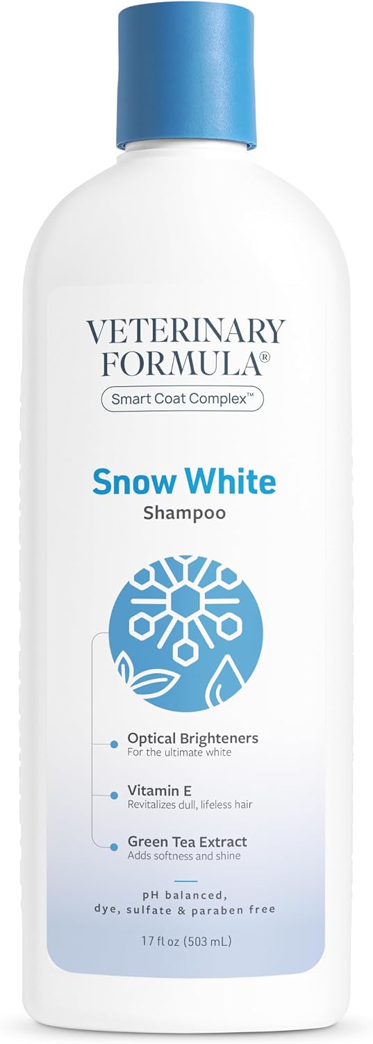 Veterinary Formula Smart Coat Whitening & Stain Remover Pet Shampoo, 17oz