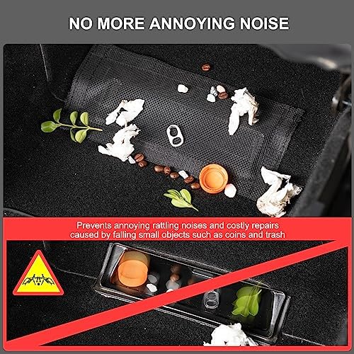 Vent Cover for Tesla Model Y Accessories, Universal Air Vent Covers Compatible with Tesla Model 3 & Y 2026-2019, Mesh Rear Floor Backseat Under Seat Grille, Set of 2