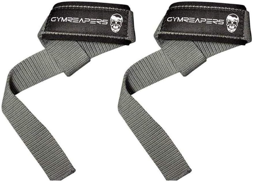 Gymreapers Lifting Wrist Straps for Weightlifting, Bodybuilding, Powerlifting, Strength Training, & Deadlifts - Padded Neoprene with 18" Cotton