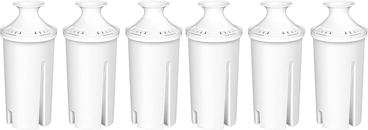 Fil-Fresh 3-Pack Water Filter Replacements for Brita Water Pitchers and Dispensers, NSF 53&42 Certified to Reduce Cadmium, Mercury, Copper, Zinc, BPA free, Lasts 2 Months or 40 Gallons