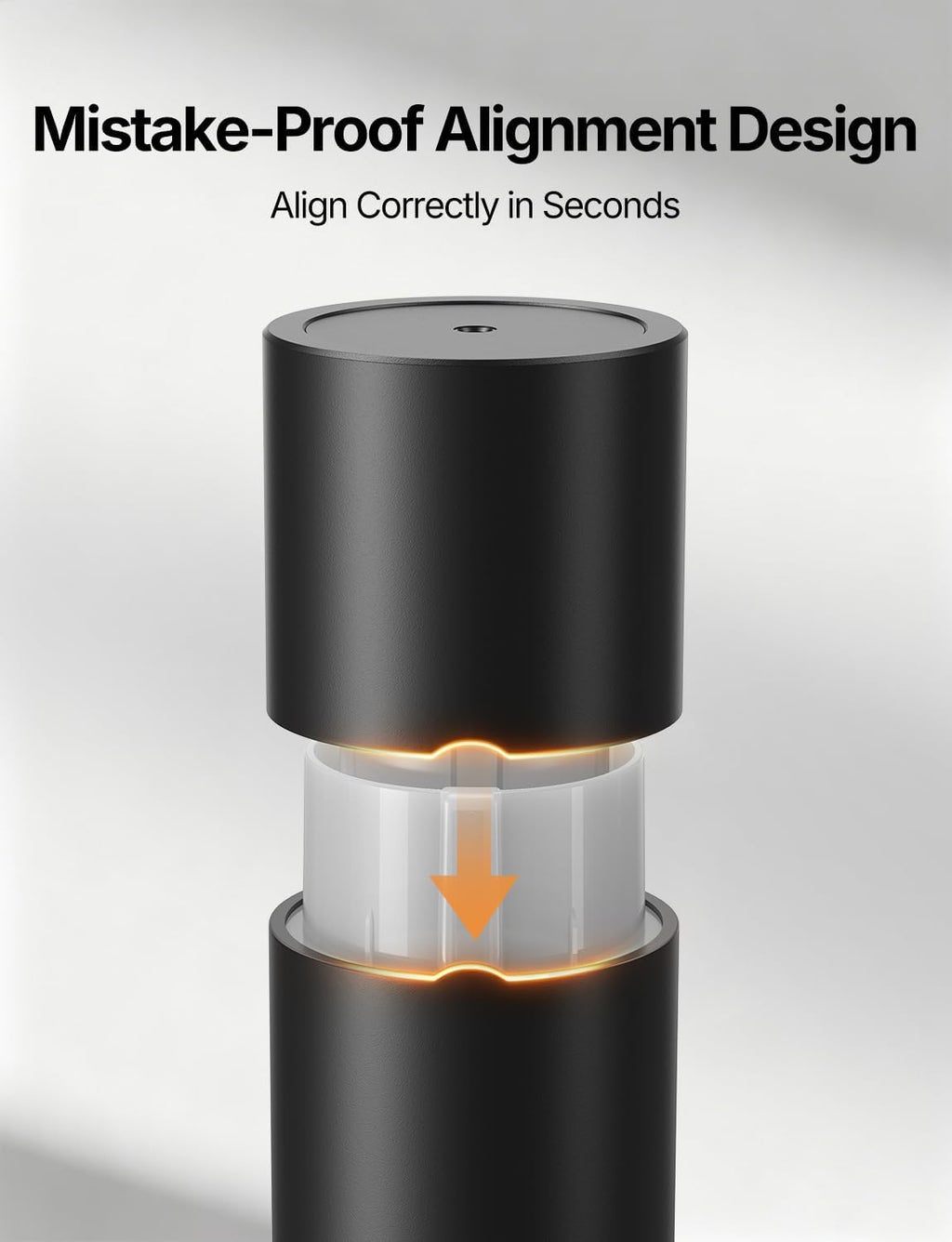 Waterless Essential Oil Diffuser with App Control for Home, Black