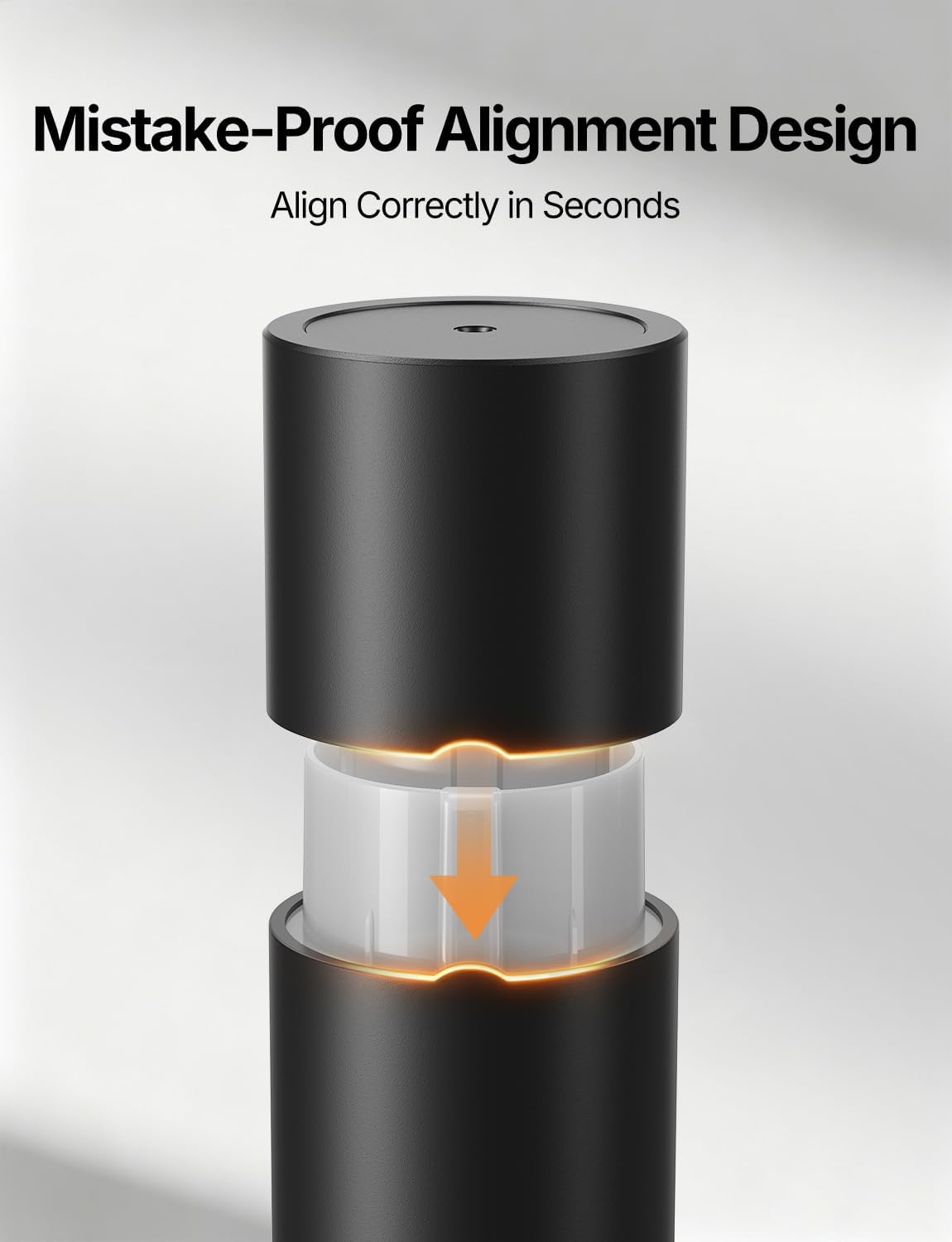 Waterless Essential Oil Diffuser with App Control for Home, Black