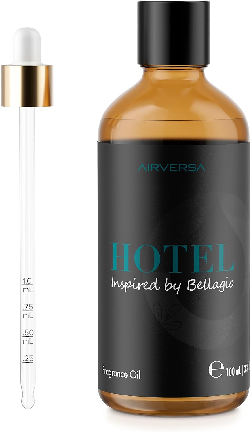 Airversa Fragrane Oil for Diffusers, Inspired by Ritz-C. 3.38 Fl Oz|100 mL